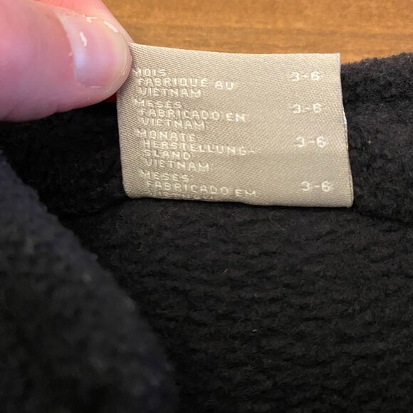 Columbia Black Fleece Jacket Infant 3-6 Months - Picture 8 of 9